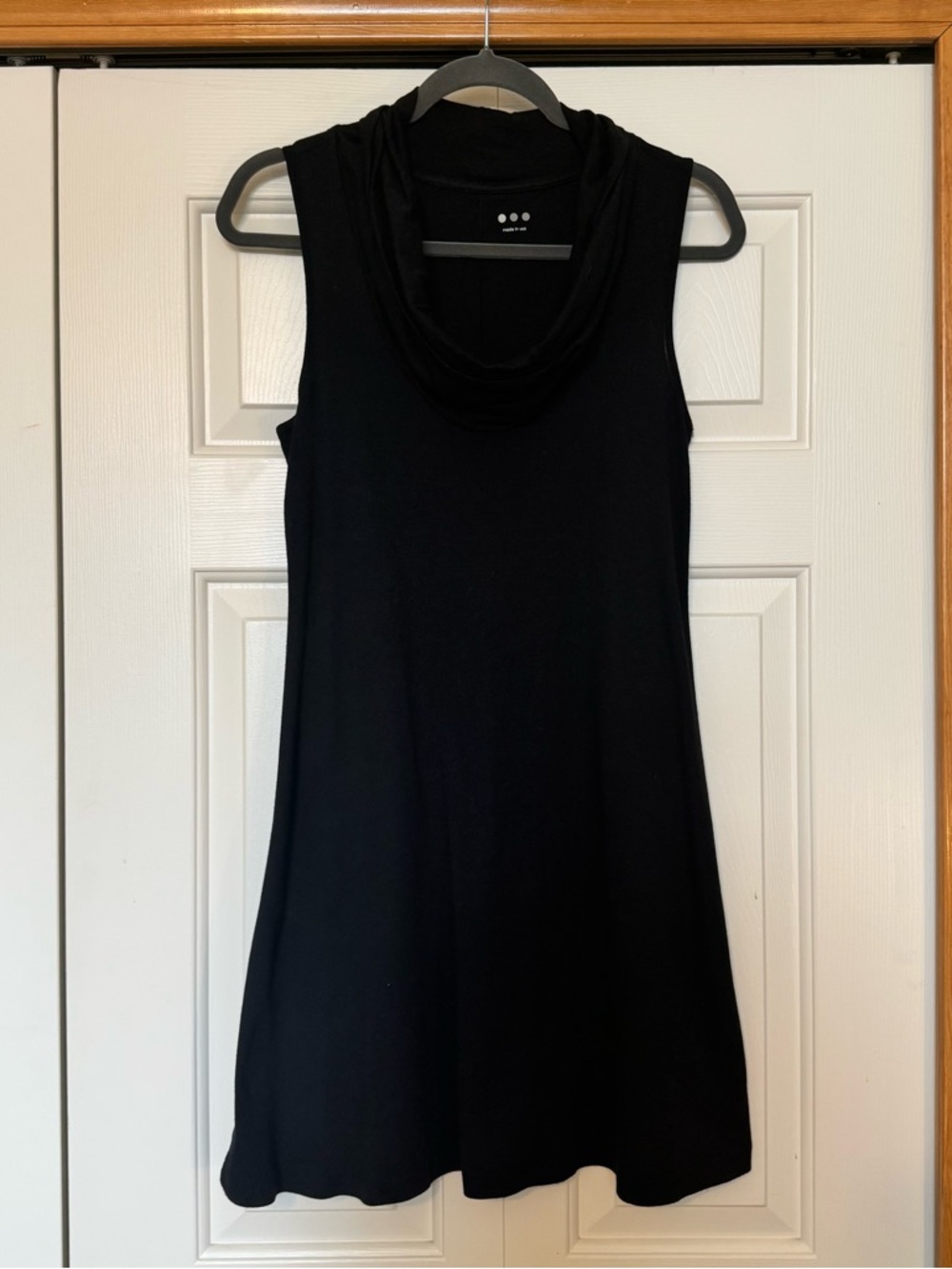 THREE DOTS Sleeveless Cowl Neck Dress, Sz Small